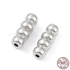 Застежки из стерлингового серебра с родиевым покрытием&nbsp;LS-STER-K173-04P