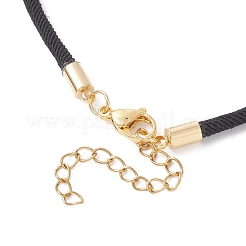 3 шт. 3-цветный плетеный нейлоновый шнур толщиной 3 мм для изготовления ожерелья&nbsp;AJEW-JB01470