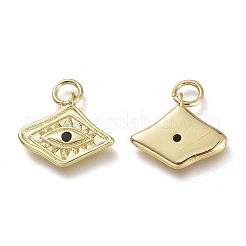 Pendentifs avec zircon cubiques à micro-pavés en laiton&nbsp;LS-KK-P188-C07-G