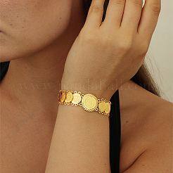 Изысканные латунные браслеты-цепочки для женщин в ближневосточном стиле из латуни&nbsp;XX1389