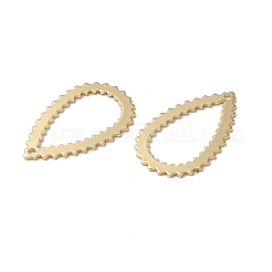 Латунные подвески в форме капли&nbsp;KK-G480-04A-LG