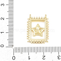 Messing micro pave klare zirkonia anhänger&nbsp;KK-F938-32G-02
