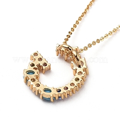 Кулоны из латуни с буквами&nbsp;NJEW-JN02584-03