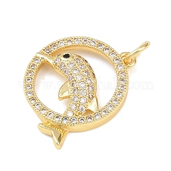 Латунные микро проложить кубического циркония подвески&nbsp;KK-H525-01A-G