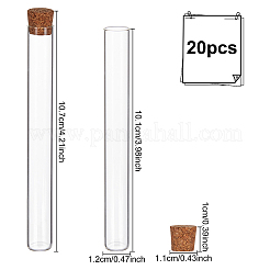 Tube à essai en verre&nbsp;CON-WH0072-63A
