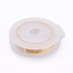 Fil de cuivre rond pour la fabrication de bijoux&nbsp;CWIR-WH0001-0.7mm-07