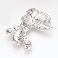 Латунные микро проложить кубического циркония подвески ZIRC-Q013-94