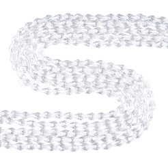 透明なティアドロップガラスビーズ5本  多面カット  透明  7~8x6mm  穴：1mm  約64~65個/連  19.29~19.49''（49~49.5センチメートル）&nbsp;GLAA-TA0004-21B