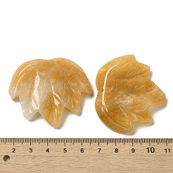 Pendentifs sculptés en jade topaze naturelle&nbsp;G-K353-01L