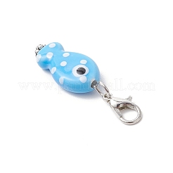 12 шт. подвеска в виде рыбы из фарфора ручной работы&nbsp;HJEW-JM03263