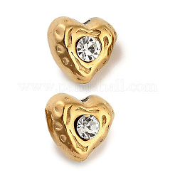 Бусины из хрусталя и страз из нержавеющей стали 304 STAS-U047-02G