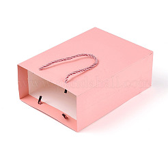 Набор из 10 подарочного пакета из крафт-бумаги двух размеров AJEW-T013-10B