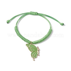 Браслеты с подвесками из сплава эмали&nbsp;BJEW-JB09966-04