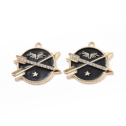 Подвески из эмали и сплава&nbsp;ENAM-G213-06LG-02