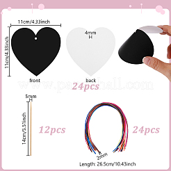 DIY-Herz-Kratzbild zum Valentinstag&nbsp;AJEW-WH0308-909