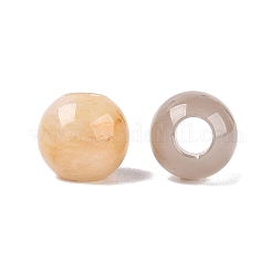 Natürliche gelbe Aventurin europäische Perlen&nbsp;G-Q607-02C