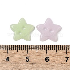 Стеклянные кнопки с 2 отверстием PORC-R010-12