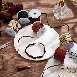 6 рулон шнура из искусственной замши 6 цветов LW-PH0002-27A