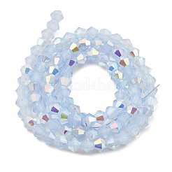 Выпечка окрашенные стеклянные бусины пряди DGLA-F029-J2mm-A01