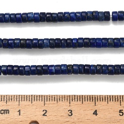 Нитки бусины из натурального ляписа-лазури G-Z110-A16-2x4mm