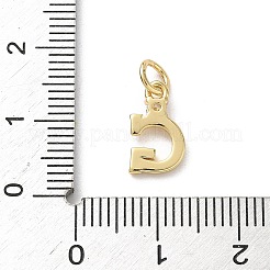 Латунные подвески из прозрачного кубического циркония KK-A273-01G-G