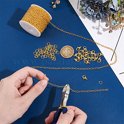 Наборы для самостоятельного изготовления латунных цепей&nbsp;DIY-UN0006-22C