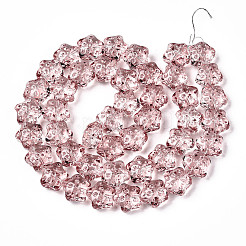 Прозрачные стеклянные бусины нити GLAA-T023-12G