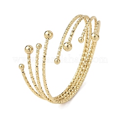 Браслеты-манжеты из нержавеющей стали 304 для женщин&nbsp;BJEW-B150-03G