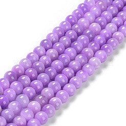 Окрашенные натуральные зеленые нефритовые бусы JBS053-10MM-29