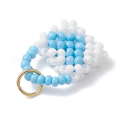 Подвески для сумочек из стеклянного бисера&nbsp;PALLOY-MZ01217