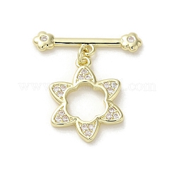 Fermagli a ginocchiera in ottone e zirconio cubico&nbsp;KK-C048-04A-G