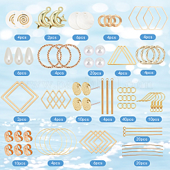 Набор для самостоятельного изготовления подвесных сережек из натуральных ракушек DIY-SC0025-15