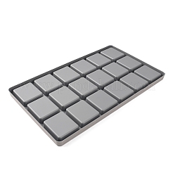 Résine flocage 16 grilles perlage bijoux design perles plateau de rangement&nbsp;TOOL-WH0134-69A