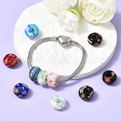 Main millefiori perles au chalumeau européennes&nbsp;LK-R010-M