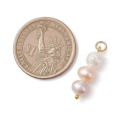 Подвески из натурального культивированного пресноводного жемчуга с полировкой с двух сторон.&nbsp;PALLOY-JF04968