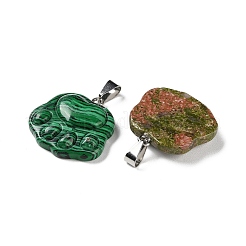 Подвески из смешанных натуральных и синтетических драгоценных камней G-K357-01P