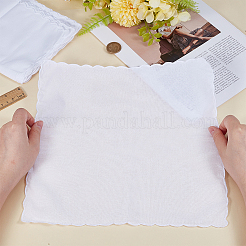Хлопчатобумажные льняные носовые платки для женщин&nbsp;AJEW-WH20097-048