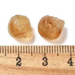 Бусины из натурального желтого кварца G-K387-02D