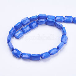 Chapelets de perles en verre électroplaqué&nbsp;GLAA-K033-04A-D