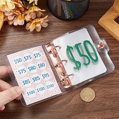 3-кольцо 4-дюймовый мини-переплет из ПВХ задача экономии&nbsp;DIY-WH0430-204B