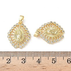 Латунные микро проложить кубического циркония подвески&nbsp;KK-P334-12G