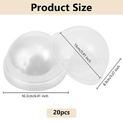 Dôme d'affichage transparent en PVC&nbsp;FIND-WH0422-65C