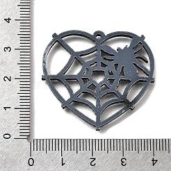 Подвески из непрозрачного акрила с принтом на тему Хэллоуина OACR-P033-02