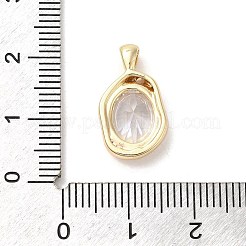 Micro en laiton doré ouvrent pendentifs zircone cubique&nbsp;LS-KK-U031-02G-01
