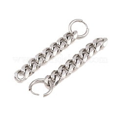 Серьги-кольца Huggie Hoop из нержавеющей стали 304&nbsp;EJEW-JE04481