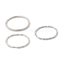 Латунные браслеты на петлях для женщин&nbsp;BJEW-H639-05-P