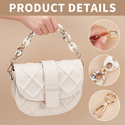 Ручки для сумок из 2 нити смолы&nbsp;FIND-WR0003-96B