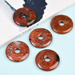 Природные брекчированных яшмы подвески G-C220-F02-40mm