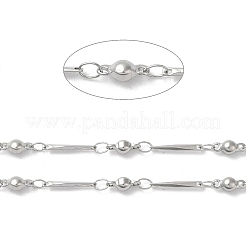 Цепи из нержавеющей стали 304 с прямоугольными гранеными звеньями CHS-E012-03P