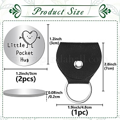 2 шт. памятных монет из нержавеющей стали AJEW-CN0001-97